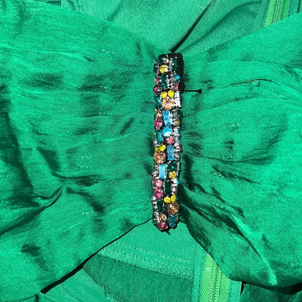 💚SANDRO 💚Falbala green Dress nwt - Picture 6 of 6